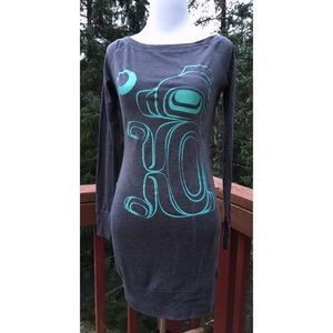 Aurora Project Tribal T-Shirt Dress Made in Alaska